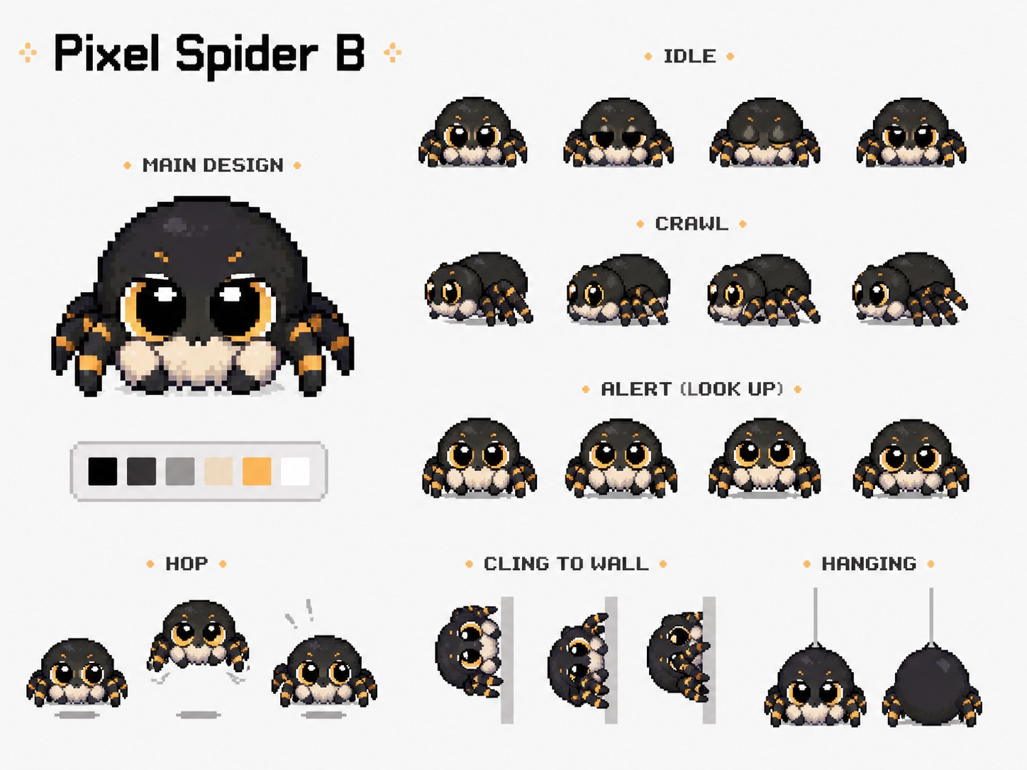 Pixel Spider B
