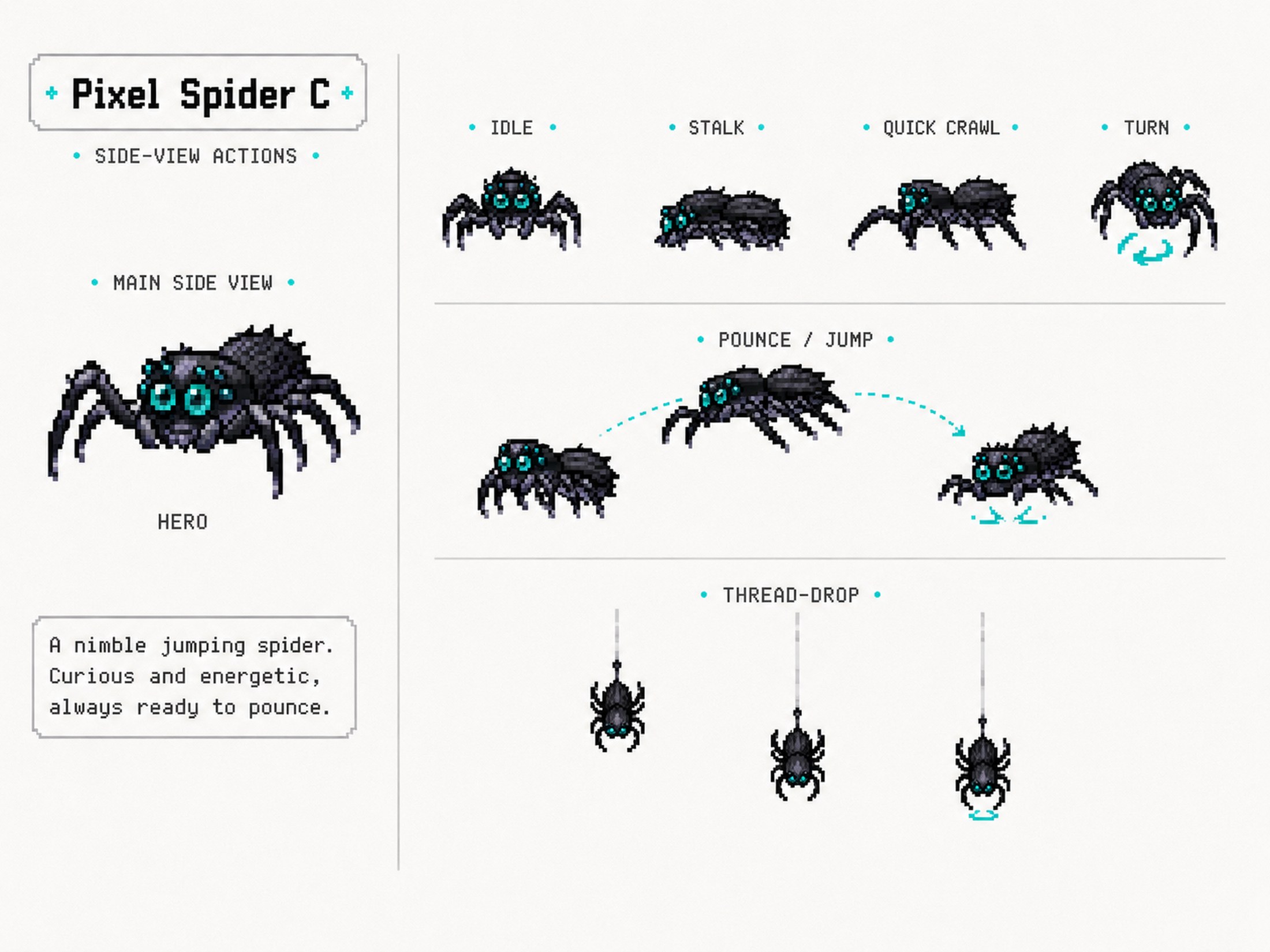 Pixel Spider C